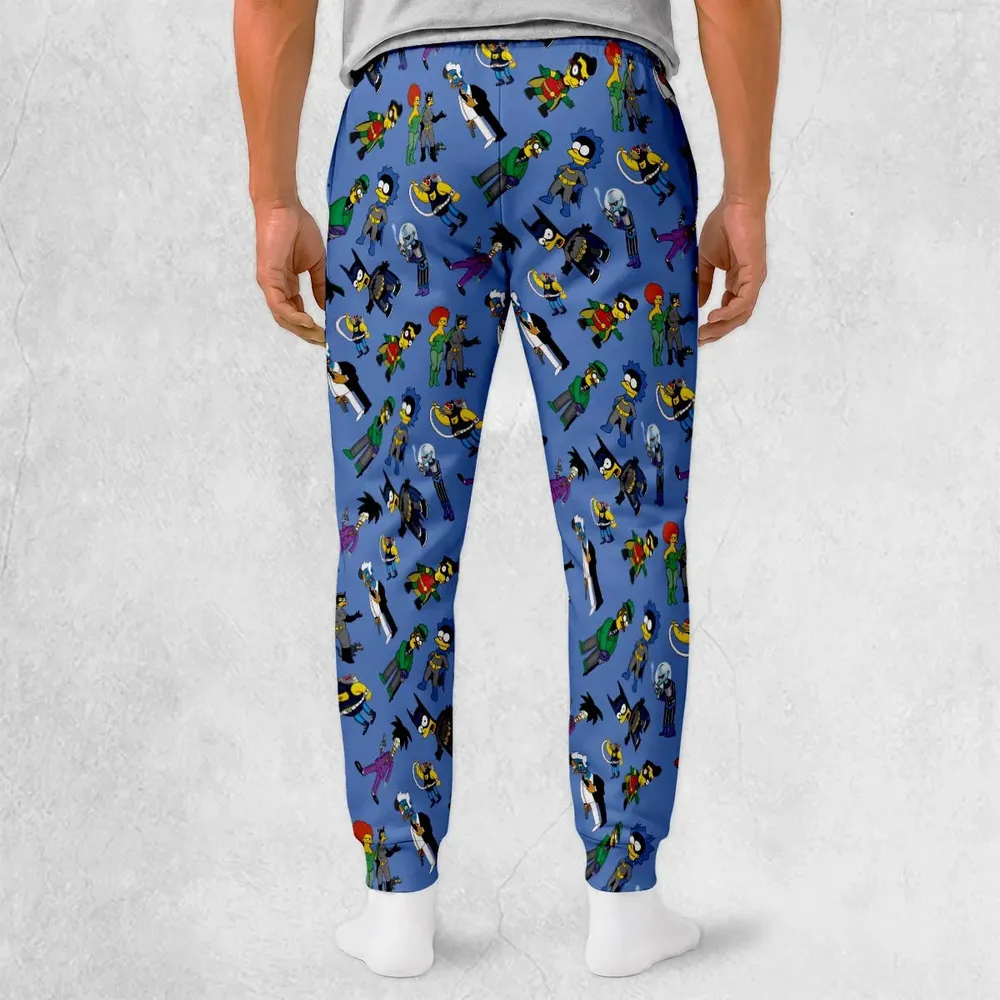 Springfield Vibes The Simpsons Batman Mashup Sweatpants - 2