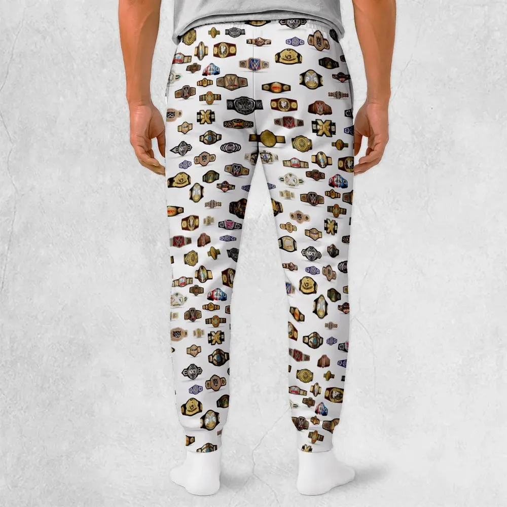 Wrestling Title Belts Sweatpants - 2