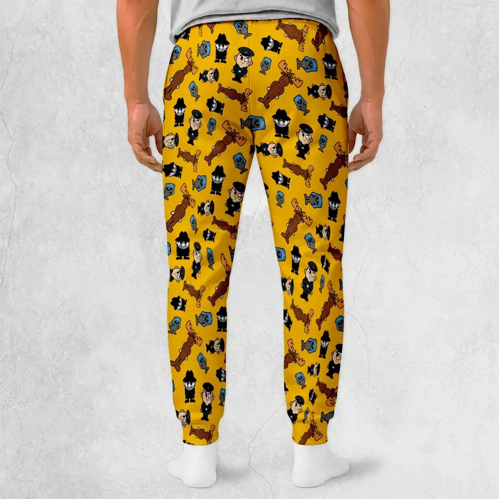 Cartoon Capers Rocky and Bullwinkle Sweatpants - 2