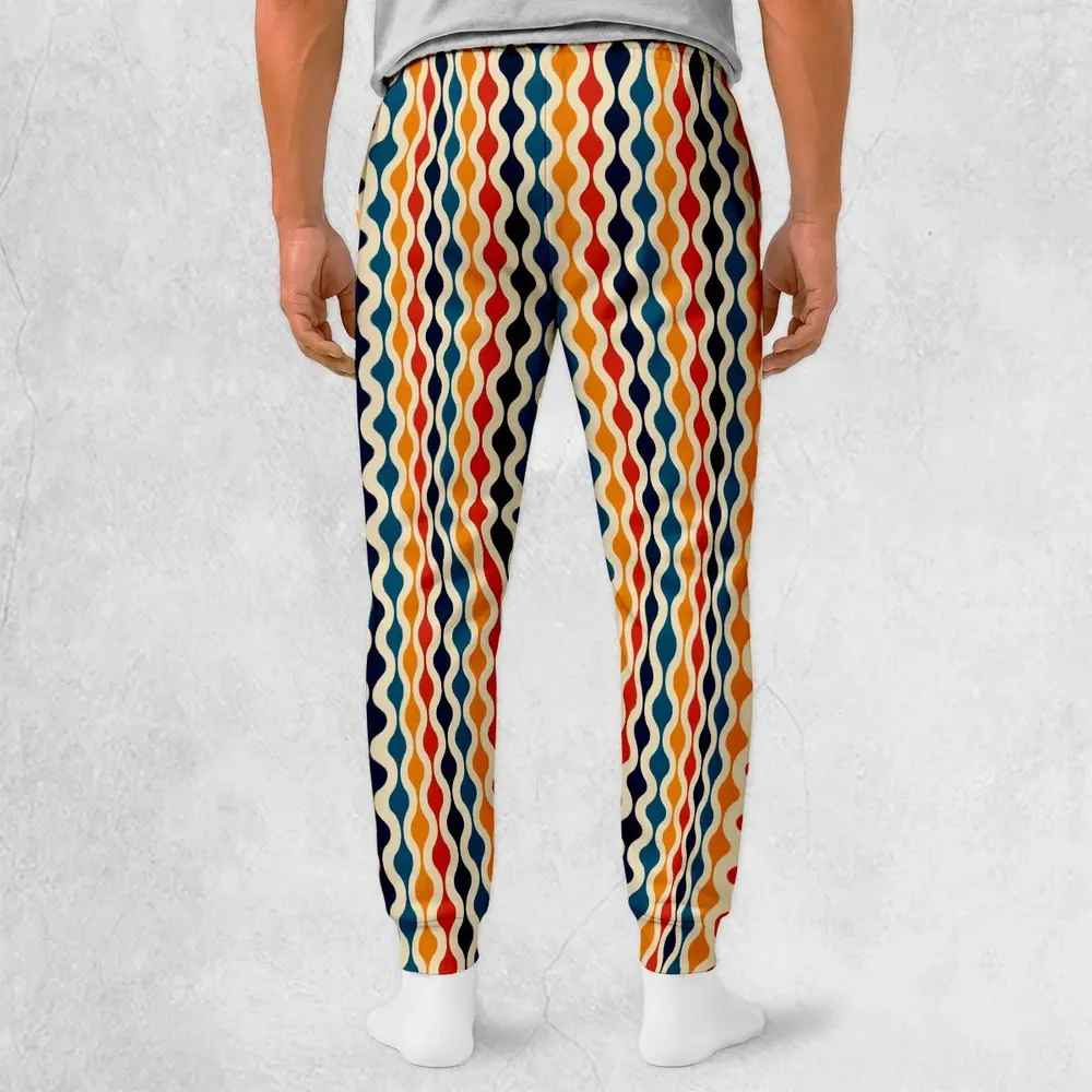 Groovy 70's pattern Sweatpants - 2