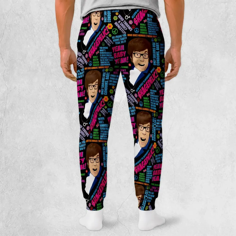 Austin Powers Quotes Sweatpants - 2