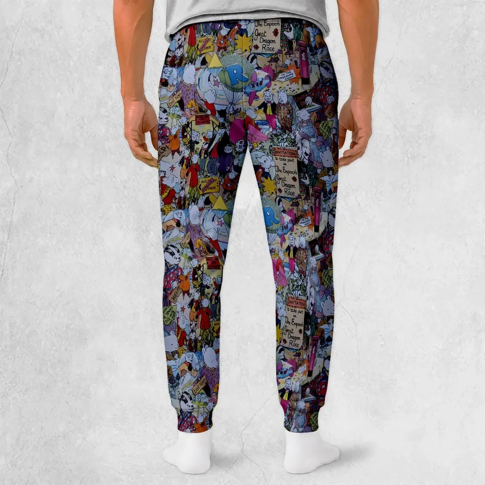 Retro Look Rupert Bear Sweatpants - 2