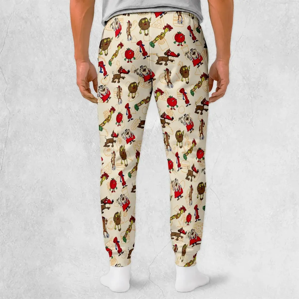 Munch Bunch Commercial papa gino's Characters Sweatpants - 2