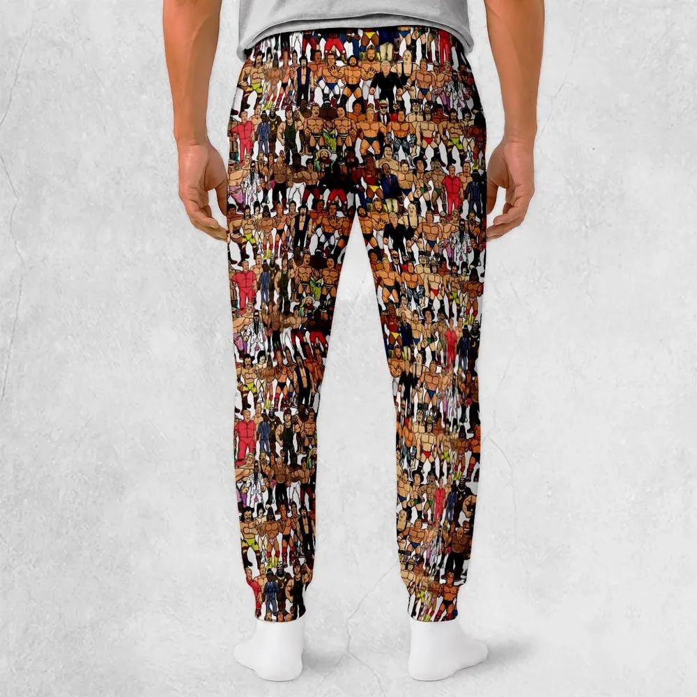 85-86 Wrestling Roster - Wrestling Sweatpants - 2