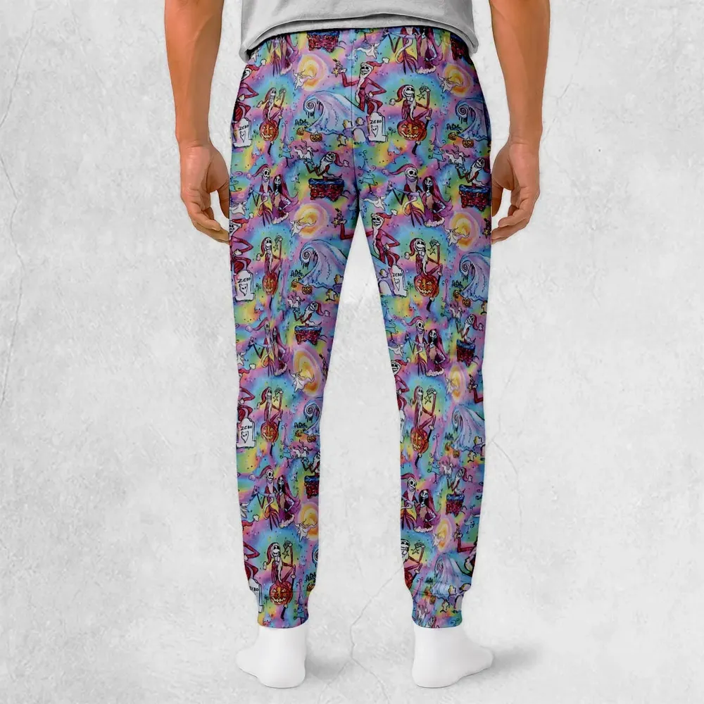 Goth Aesthetic The Nightmare Before Christmas Sweatpants - 2