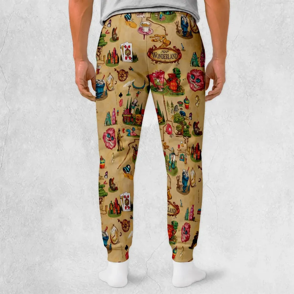 Wonderland map Sweatpants - 2
