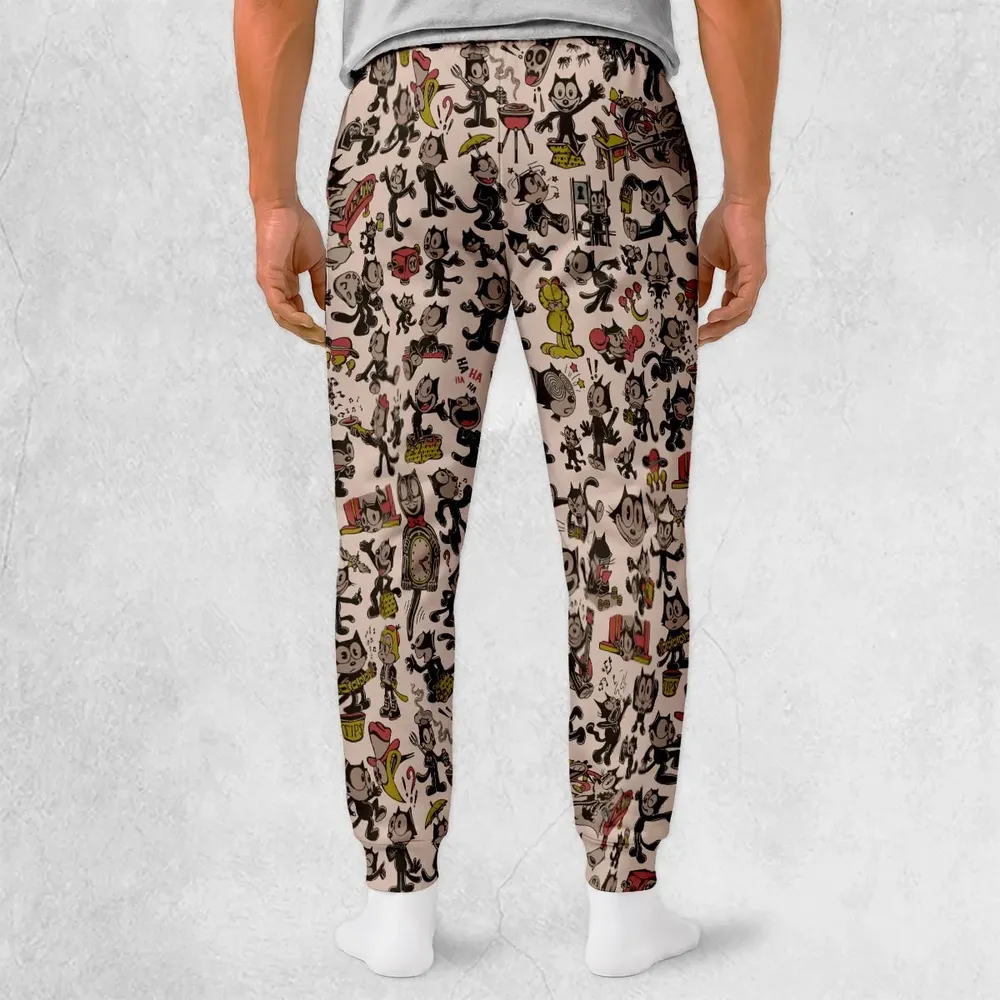 Vintage Cartoon Felix The Cat Sweatpants - 2