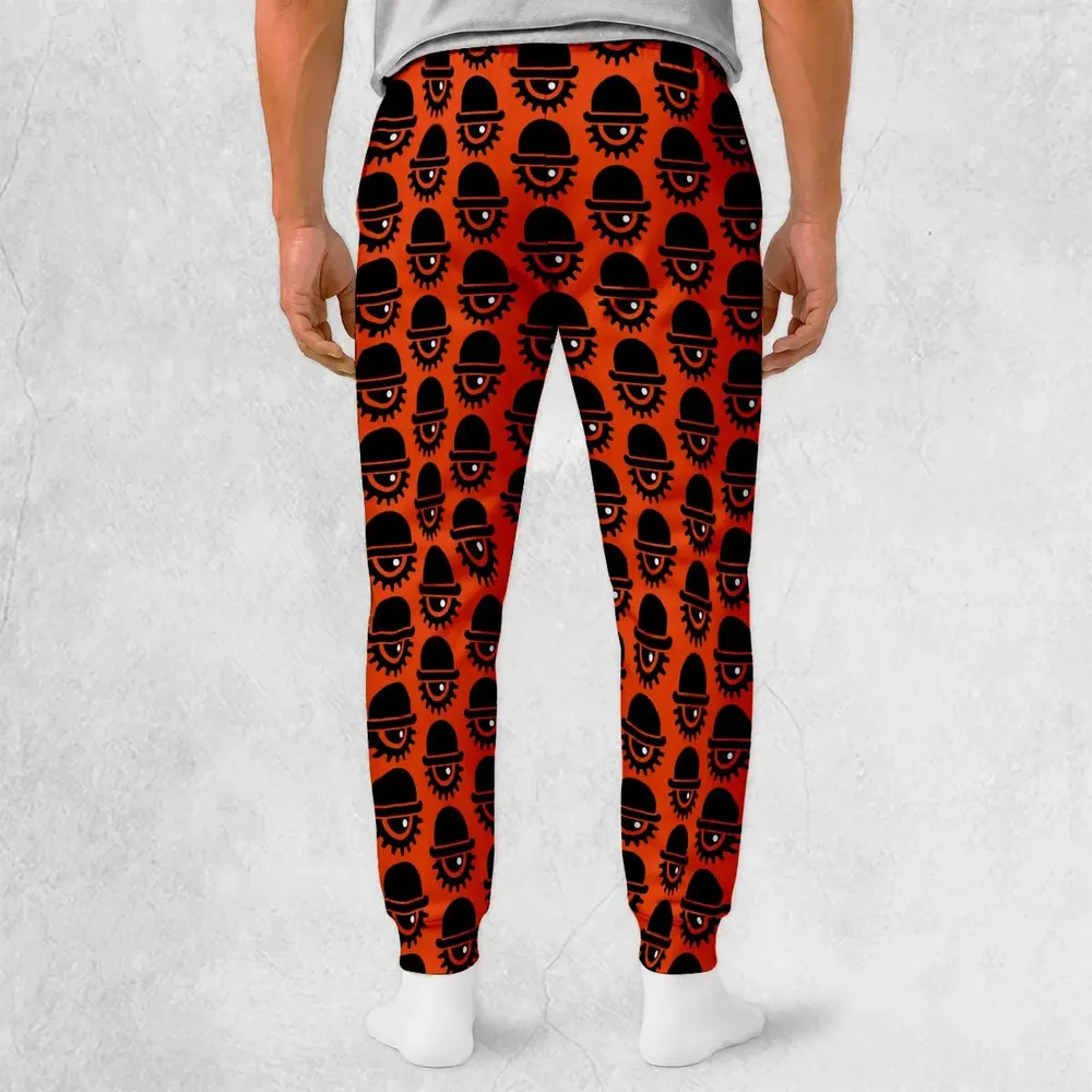 Eye and Bowler Hat Sweatpants - 2