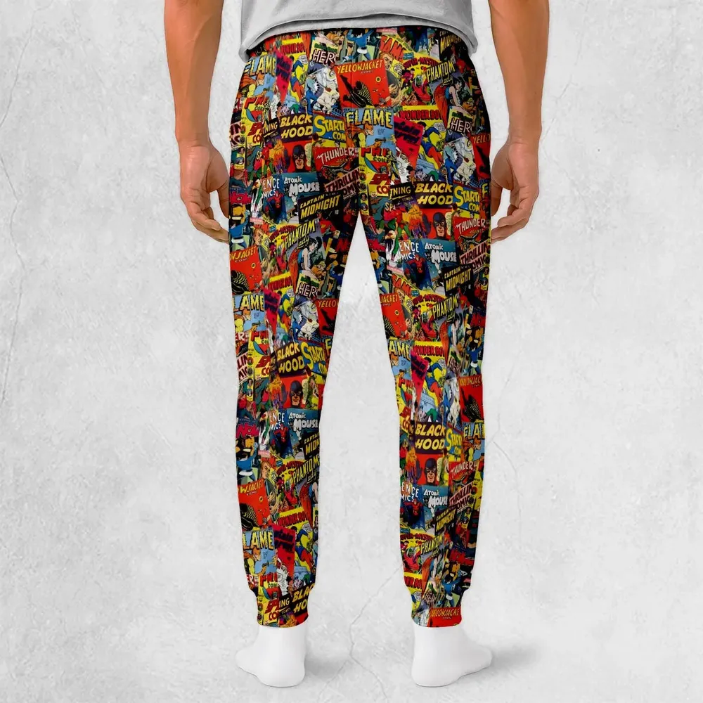 Superhero Comic Book Sweatpants - 2
