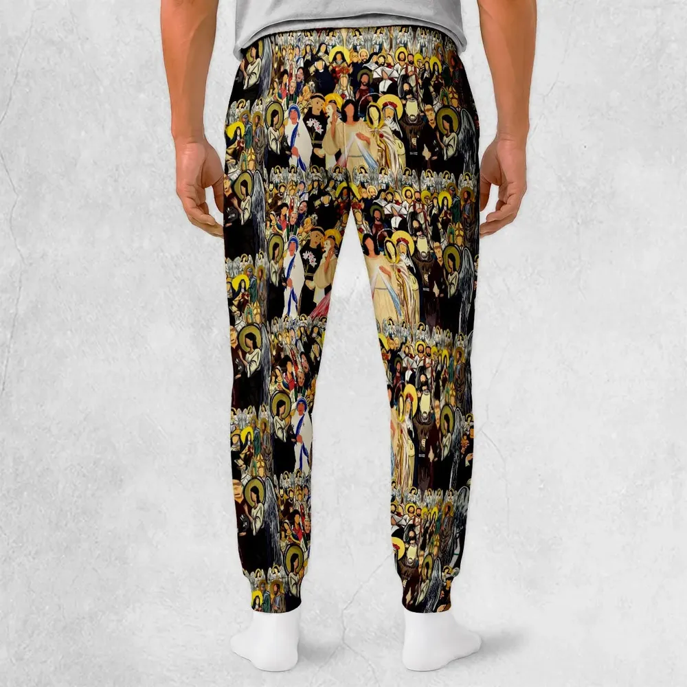Saints, All saints, Catholic Saints Sweatpants - 2