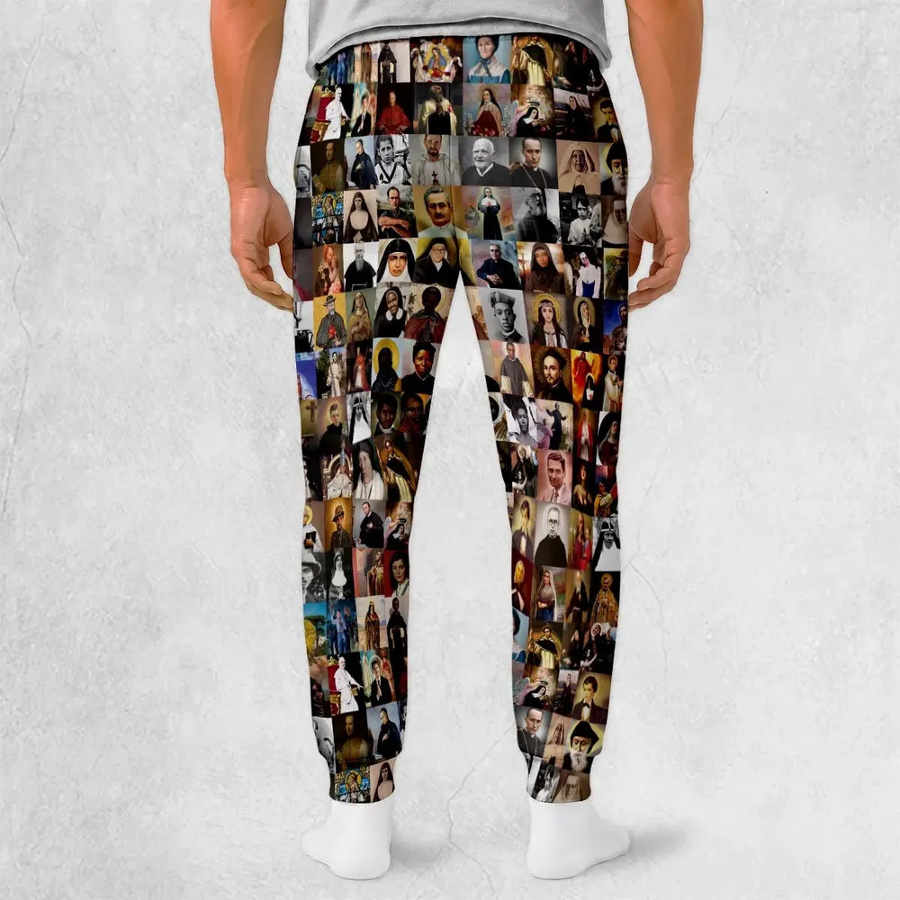 Saints, All saints, Catholic Saints Sweatpants - 2