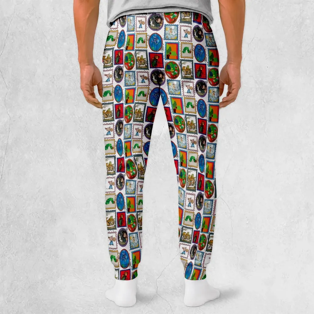 Nostalgic Kids Books Stamps Sweatpants - 2