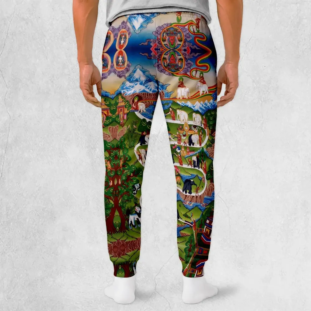 The Nine Mental Abidings Buddhist Sweatpants - 2