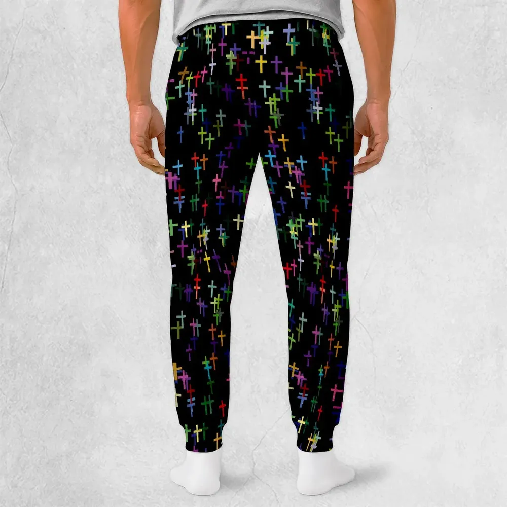 Christian Cross Sweatpants - 2