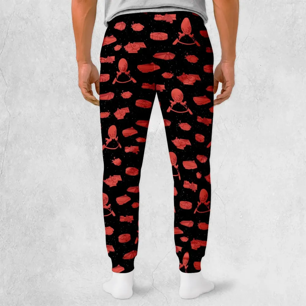 Retro Future World Map Sweatpants - 2