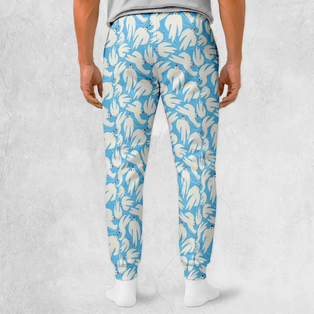 The Dove And Peace Christian Sweatpants - 2