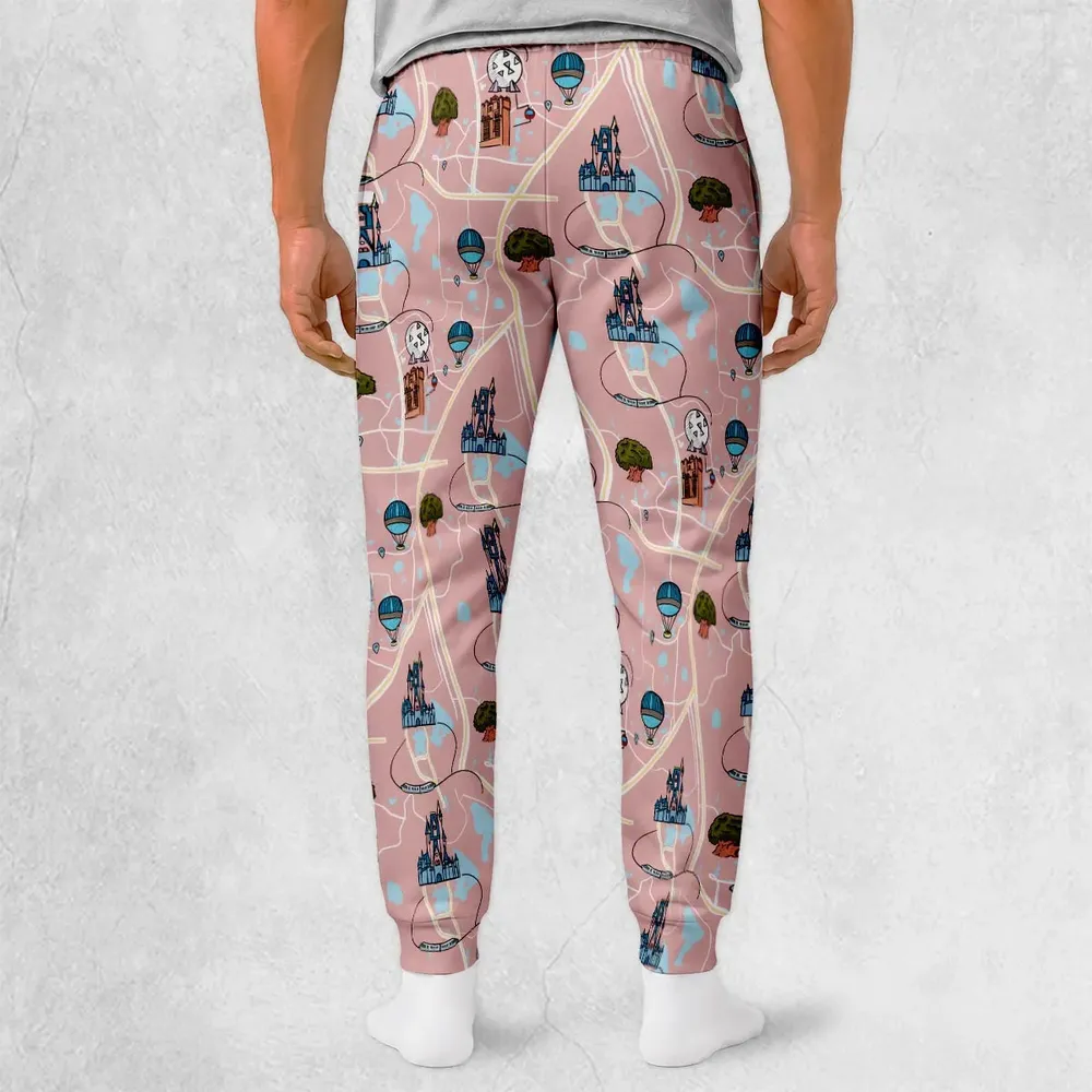 Theme Park Map Sweatpants - 2