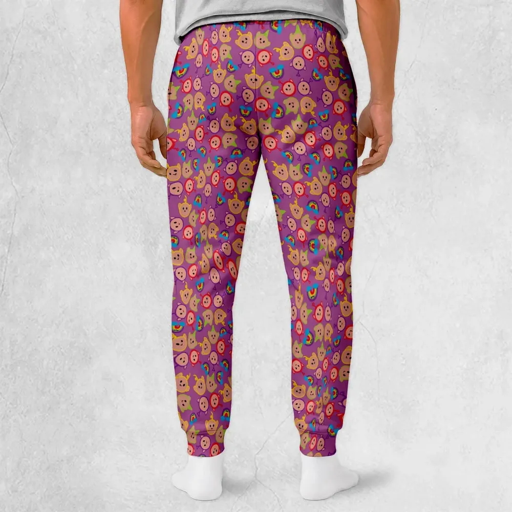 Colorful Friends Teletubbies Sweatpants - 2