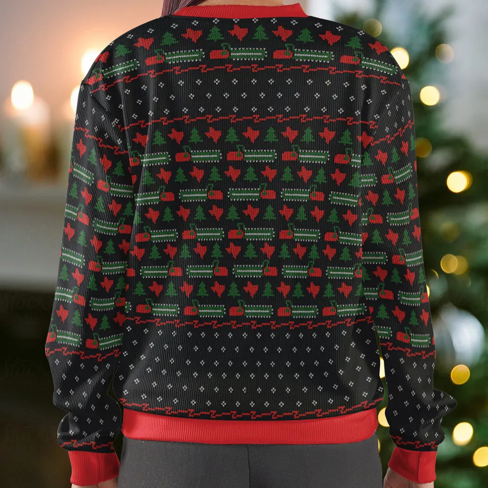 Don't Mess with Xmas Ugly Christmas Sweatshirt - 3