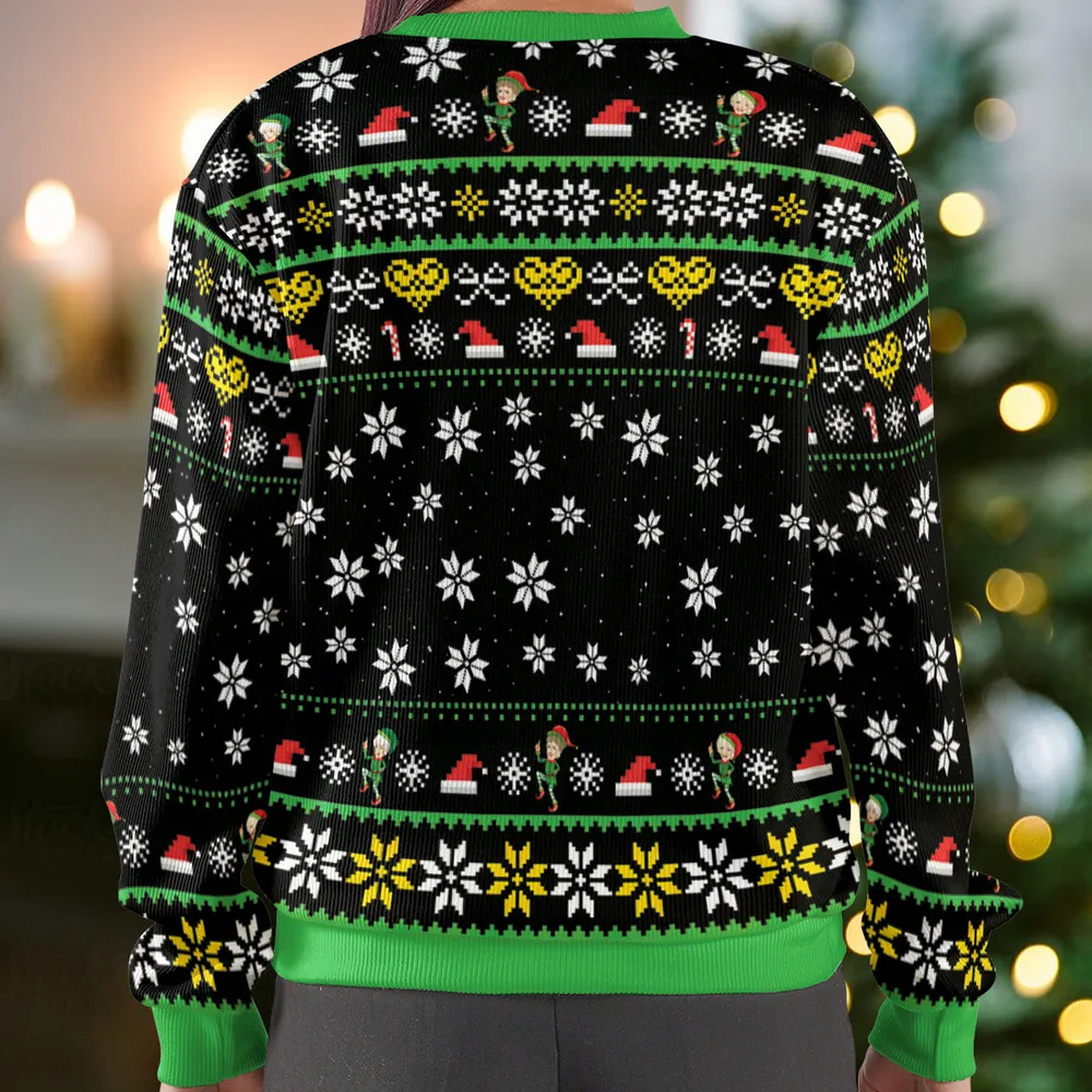 Golden Christmas Ugly Christmas Sweatshirt - 3