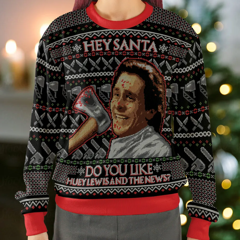 American Santa Ugly Christmas Sweatshirt - 2