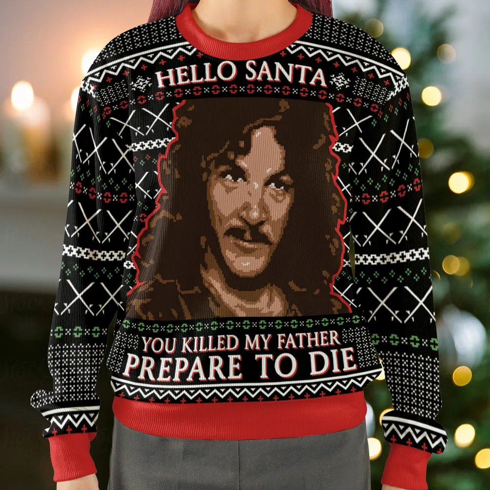 Santa the Six Fingered Man Ugly Christmas Sweatshirt - 2