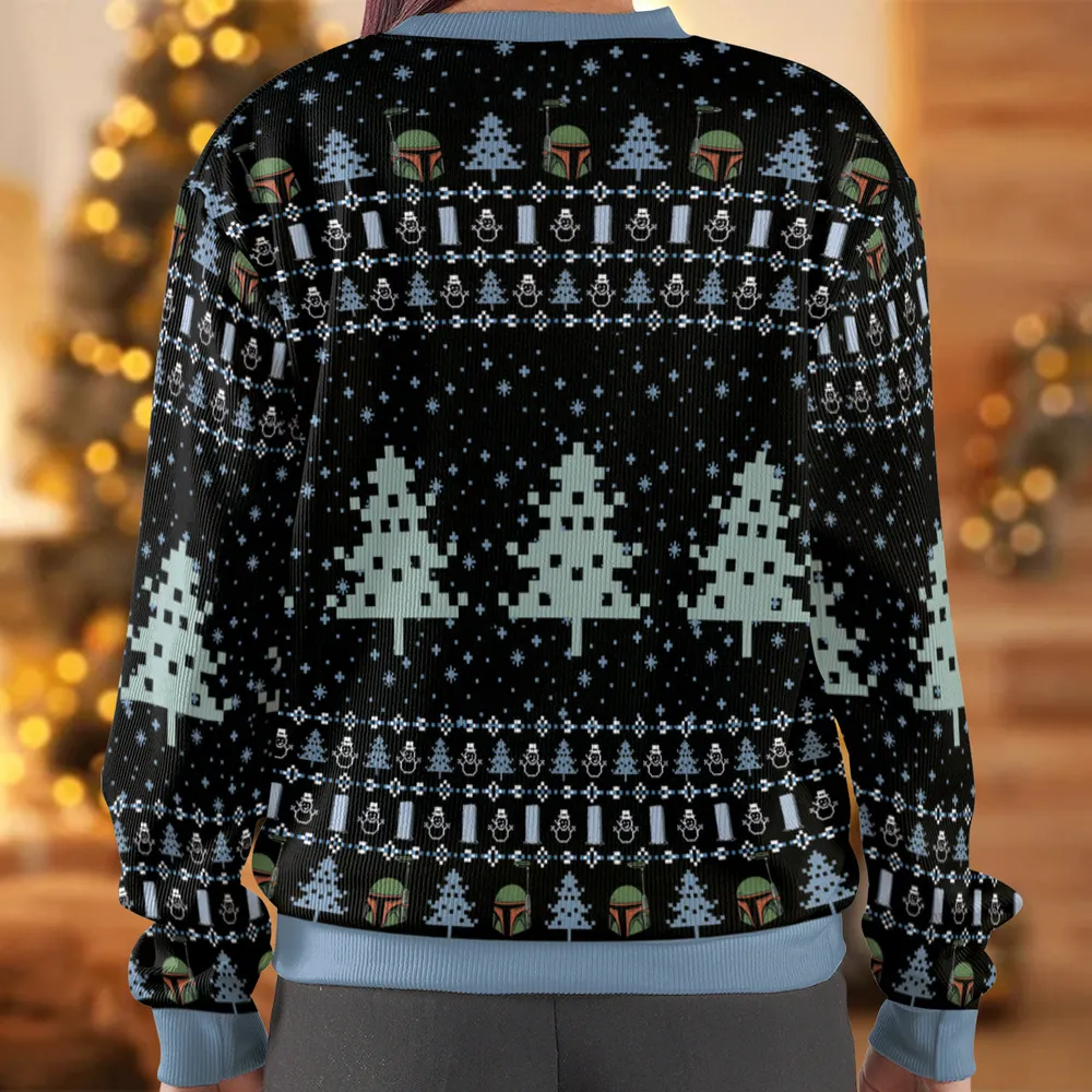 Frozen in Carbonite Ugly Christmas Sweatshirt - 3