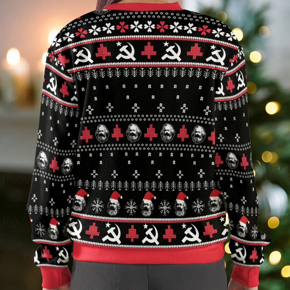 Dreaming of a Red Christmas Ugly Christmas Sweatshirt - 3