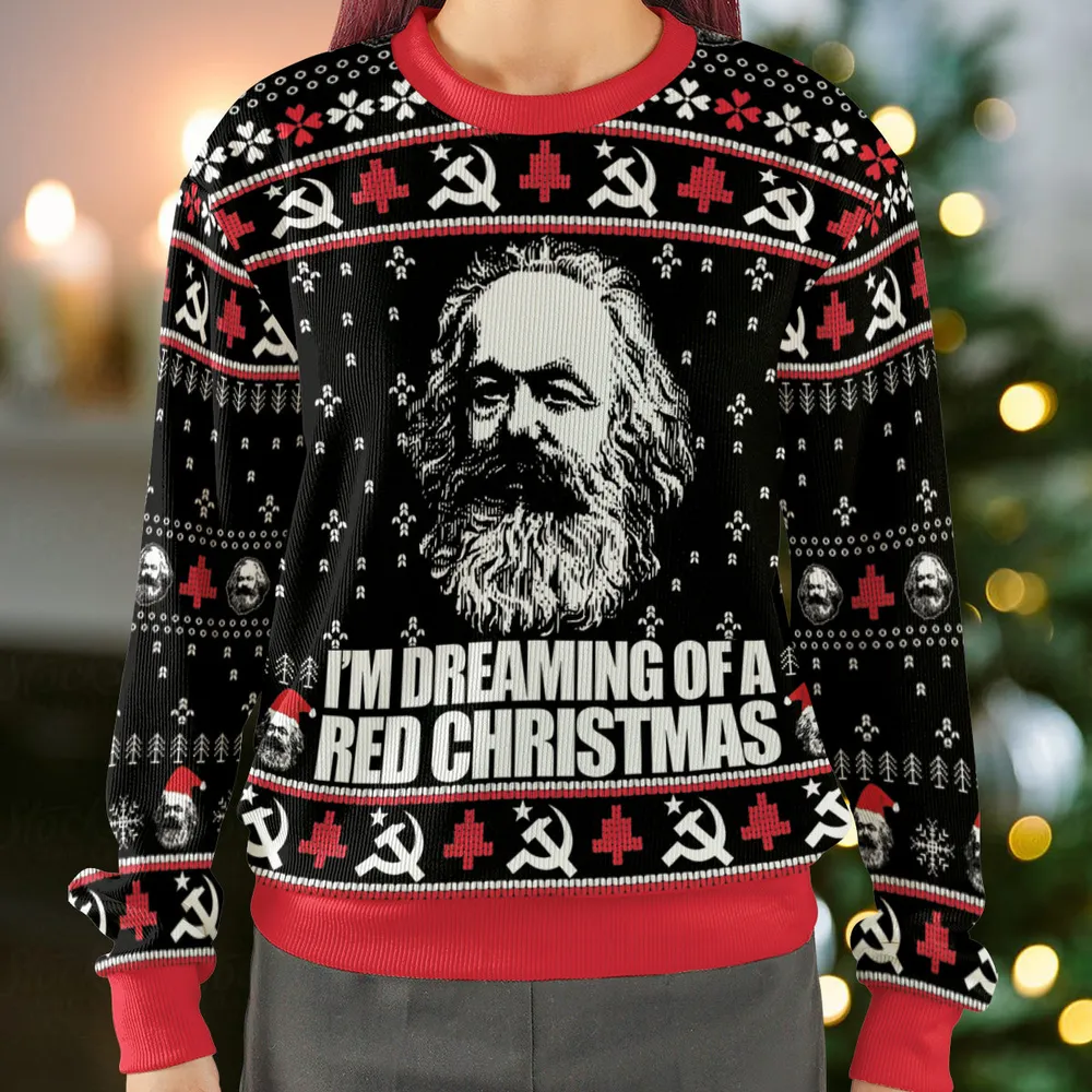 Dreaming of a Red Christmas Ugly Christmas Sweatshirt - 2