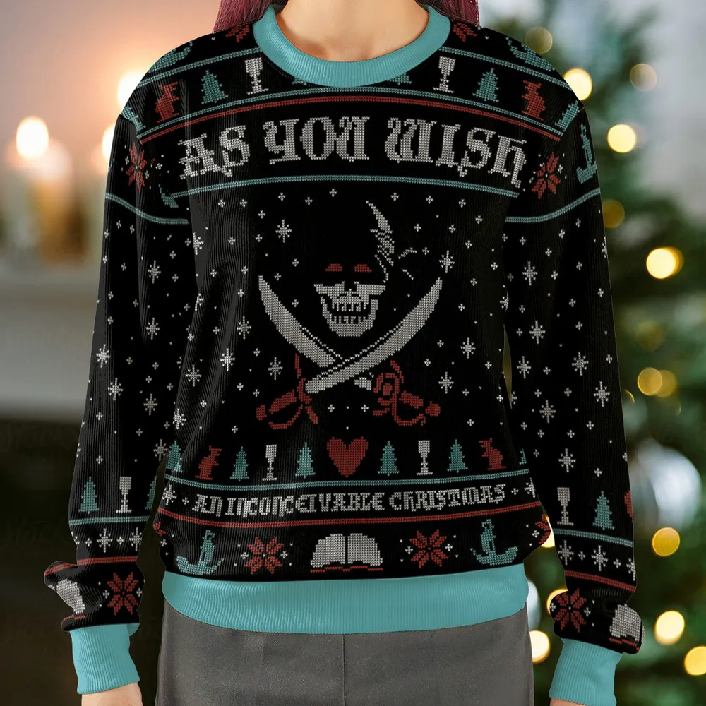 As You Wish Ugly Christmas Sweatshirt - 2