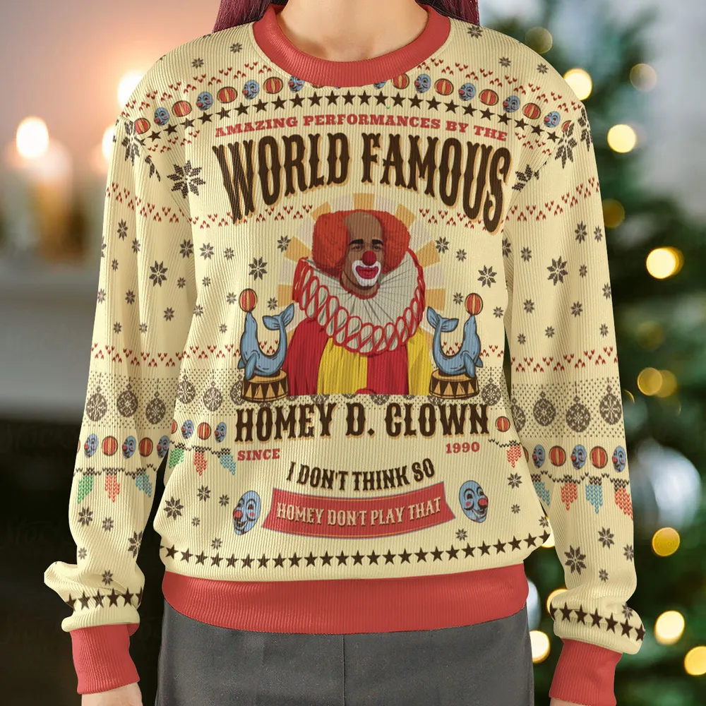 World Famous Homey Ugly Christmas Sweatshirt - 2