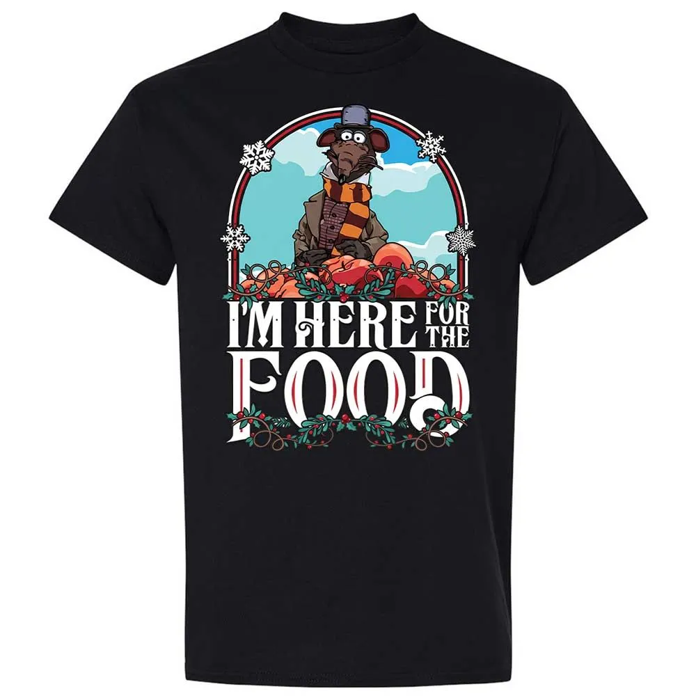 Here For The Food - Black - 1