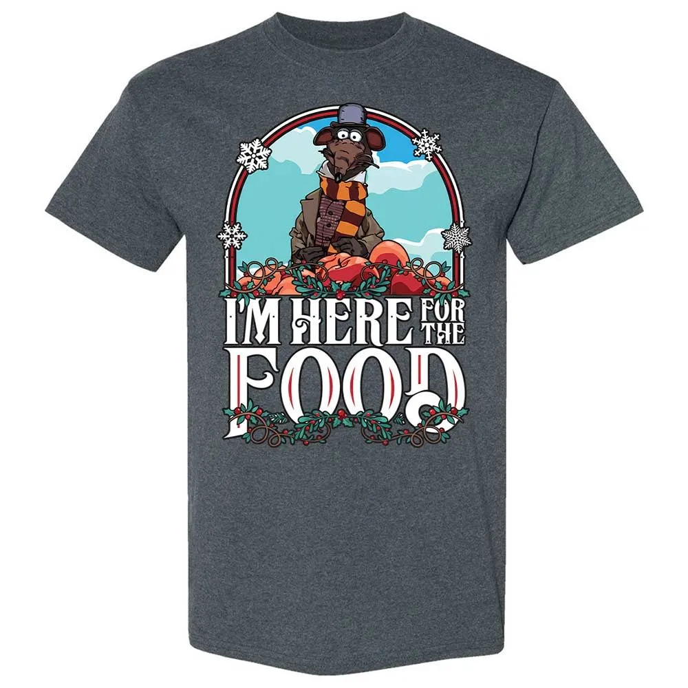 Here For The Food - Dark Heather - 6