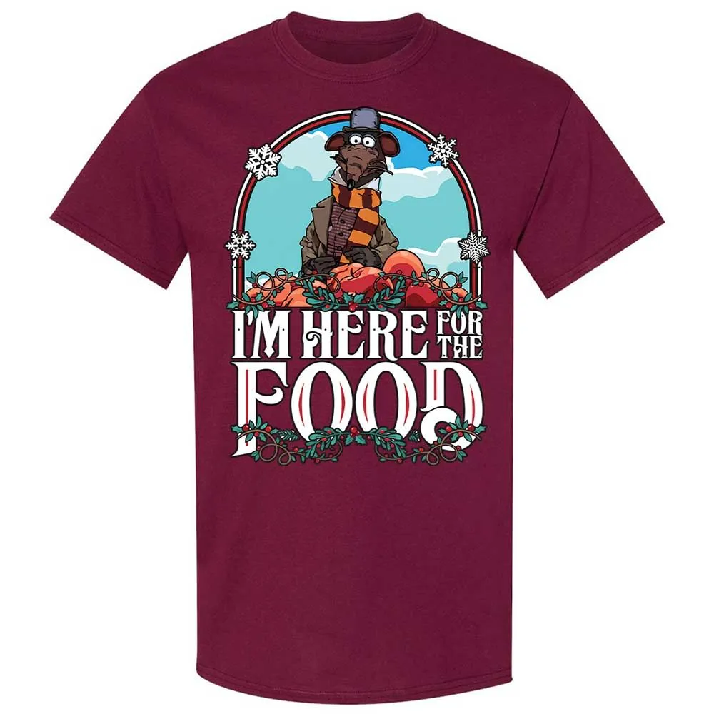 Here For The Food - Maroon - 8