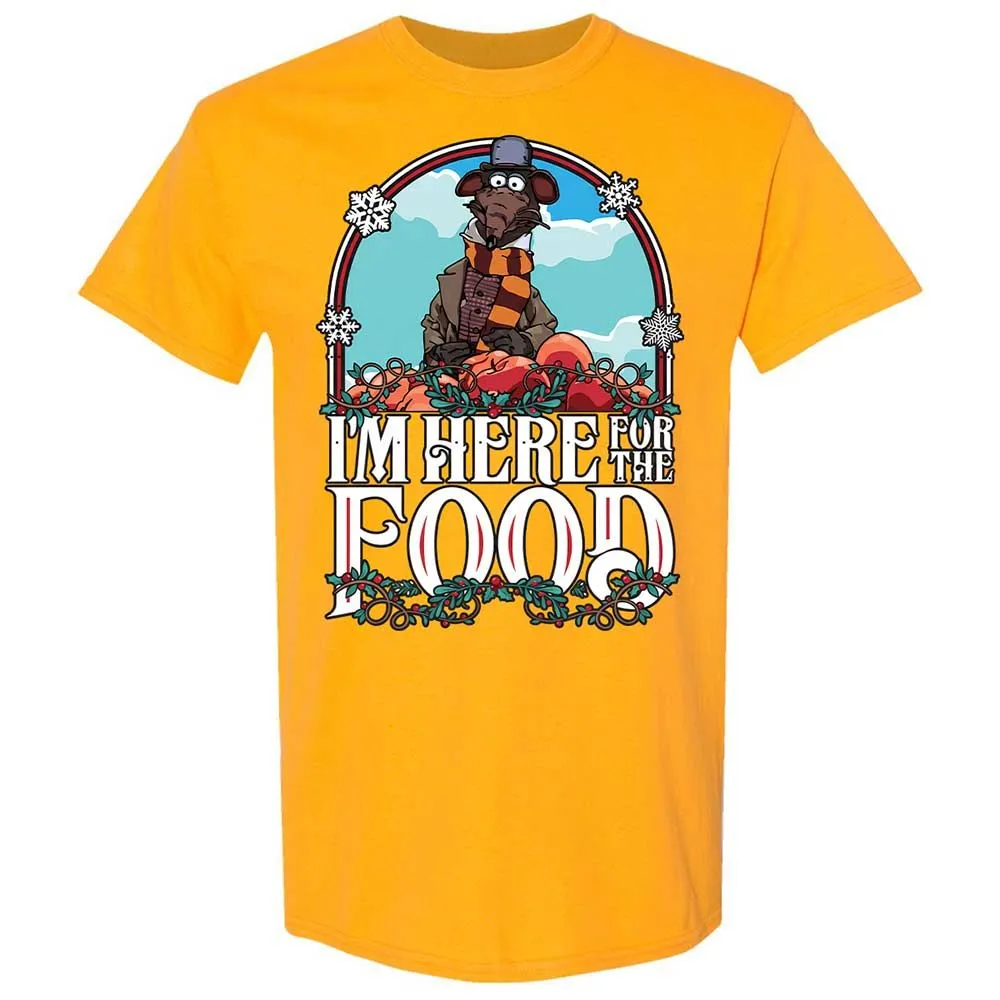 Here For The Food - Gold - 18