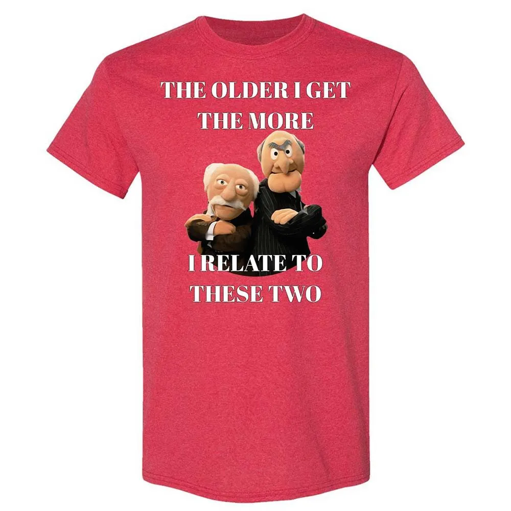 The older I get the more I relate to these two - Heather Red - 11