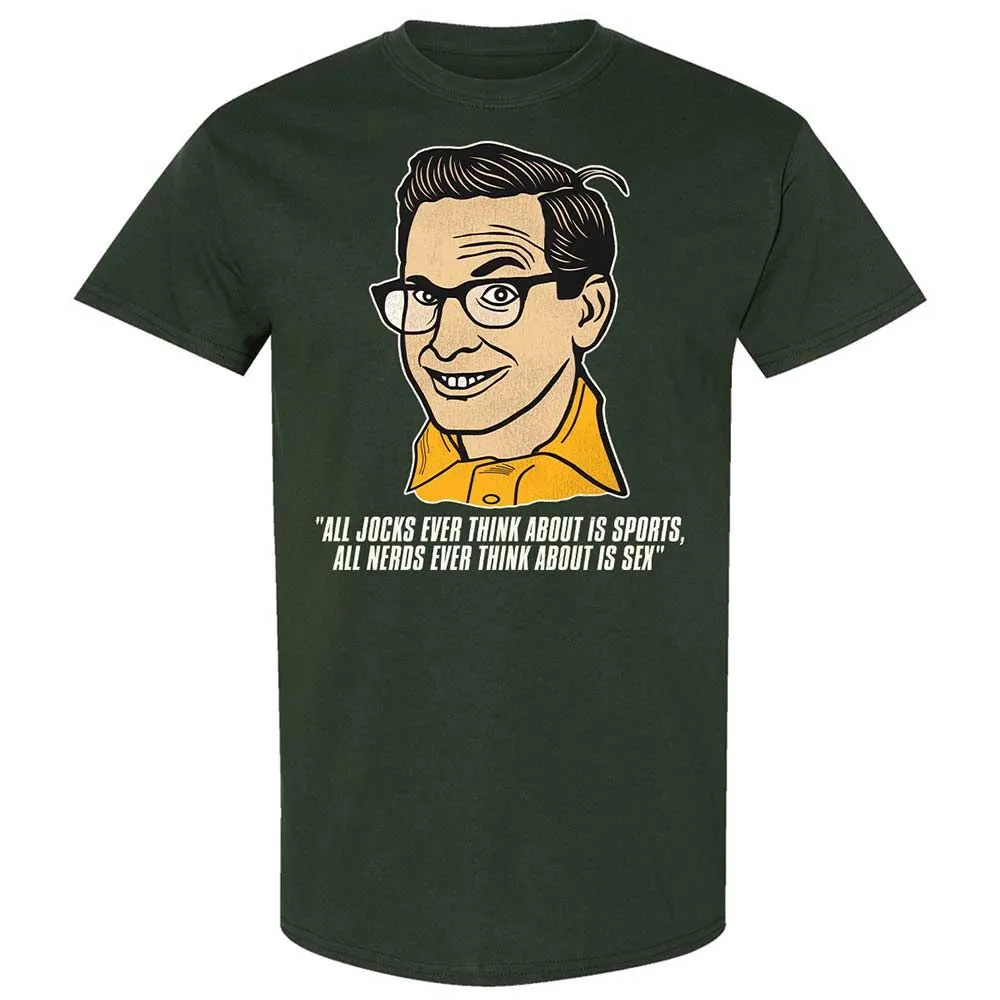 All Jocks Ever Think About is Sports - Forest Green - 5