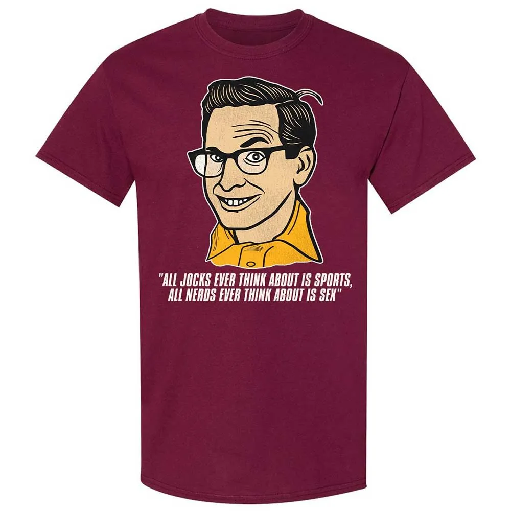All Jocks Ever Think About is Sports - Maroon - 8