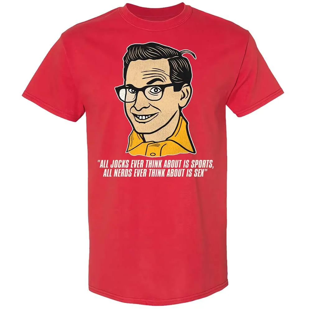 All Jocks Ever Think About is Sports - Red - 10