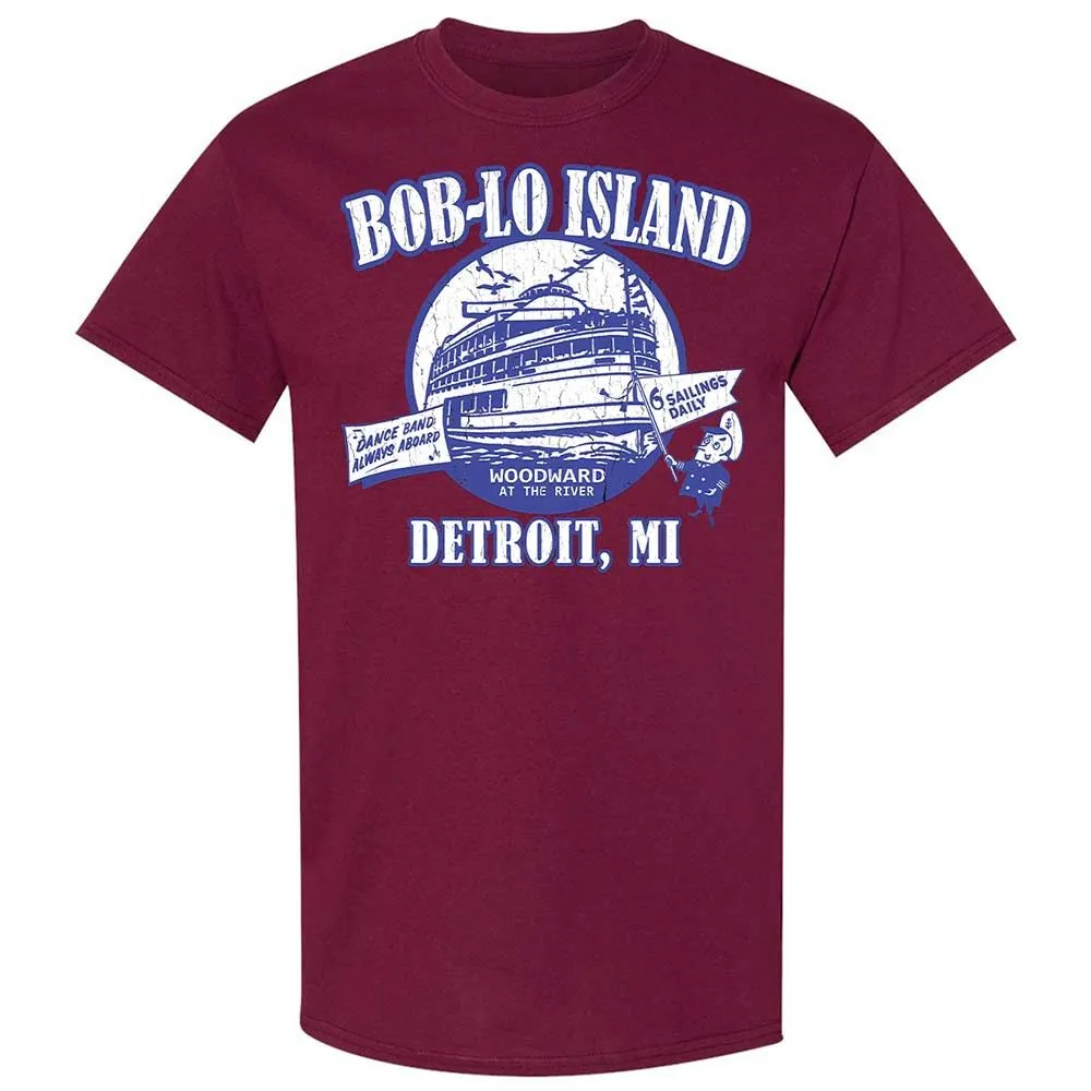 Vintage Boblo Island - Maroon - 8