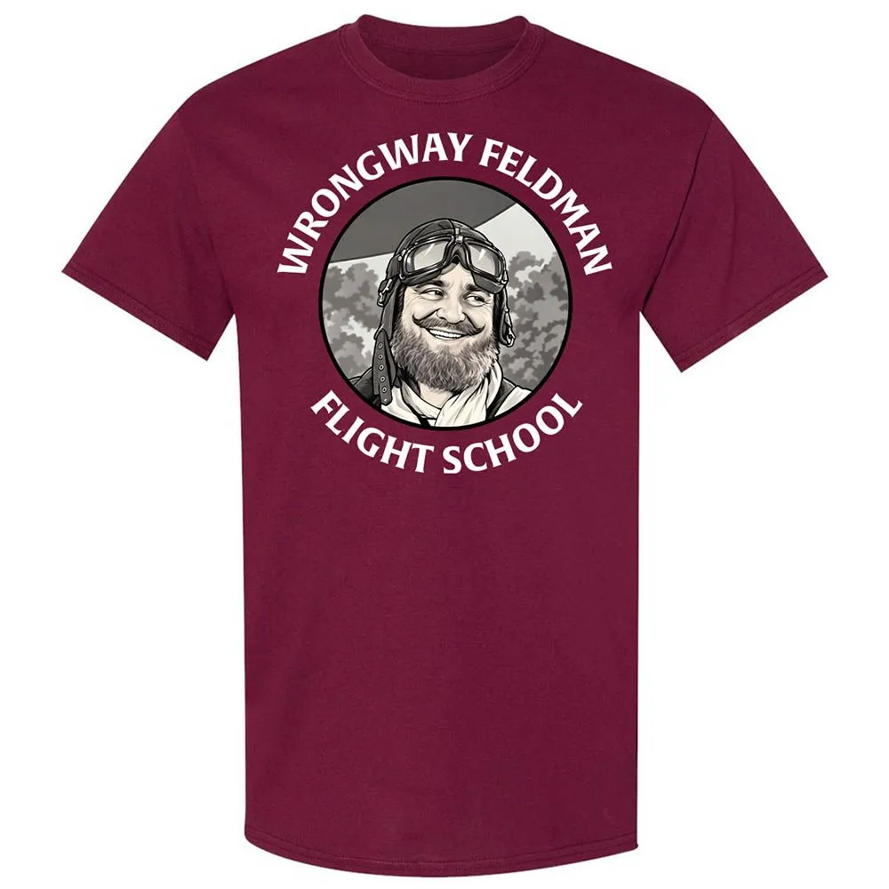 Wrongway Feldman Flight School - Maroon - 8