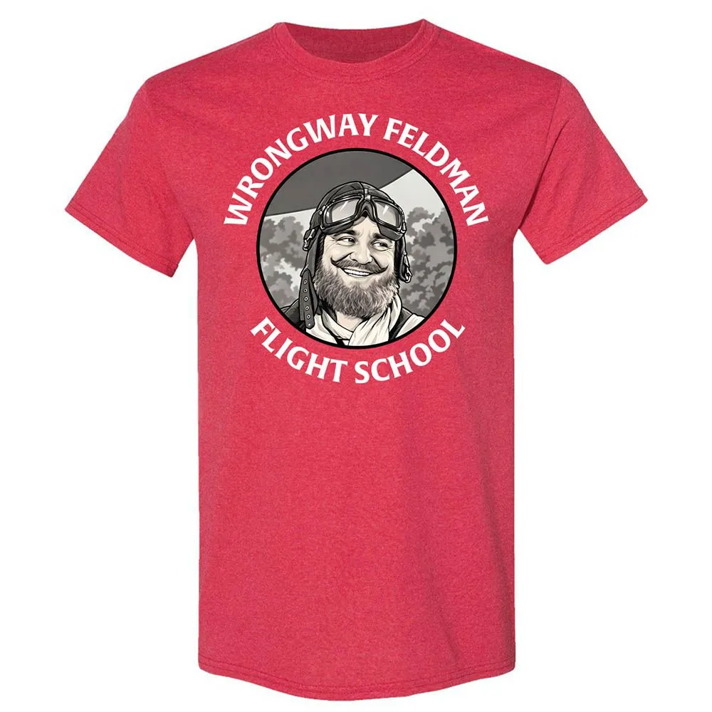 Wrongway Feldman Flight School - Heather Red - 11