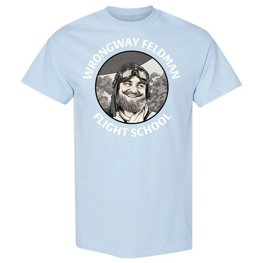 Wrongway Feldman Flight School - Light Blue - 20