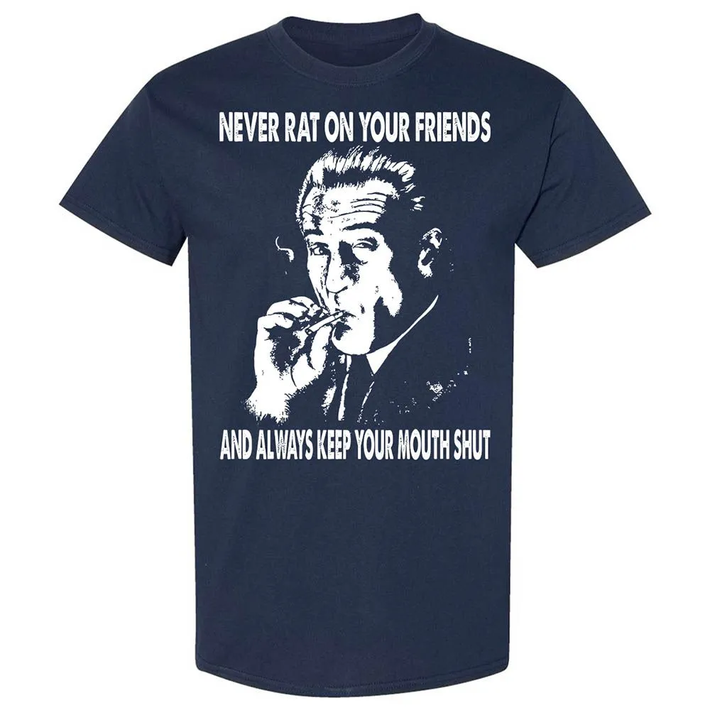 Always keep your mouth shut - Navy - 2