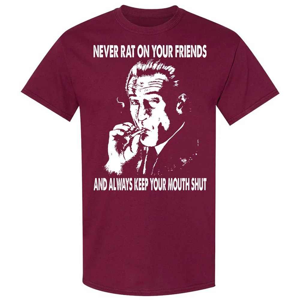 Always keep your mouth shut - Maroon - 8