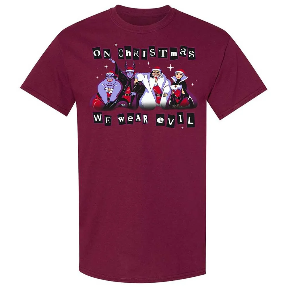 On Christmas We Wear Evil - Maroon - 8