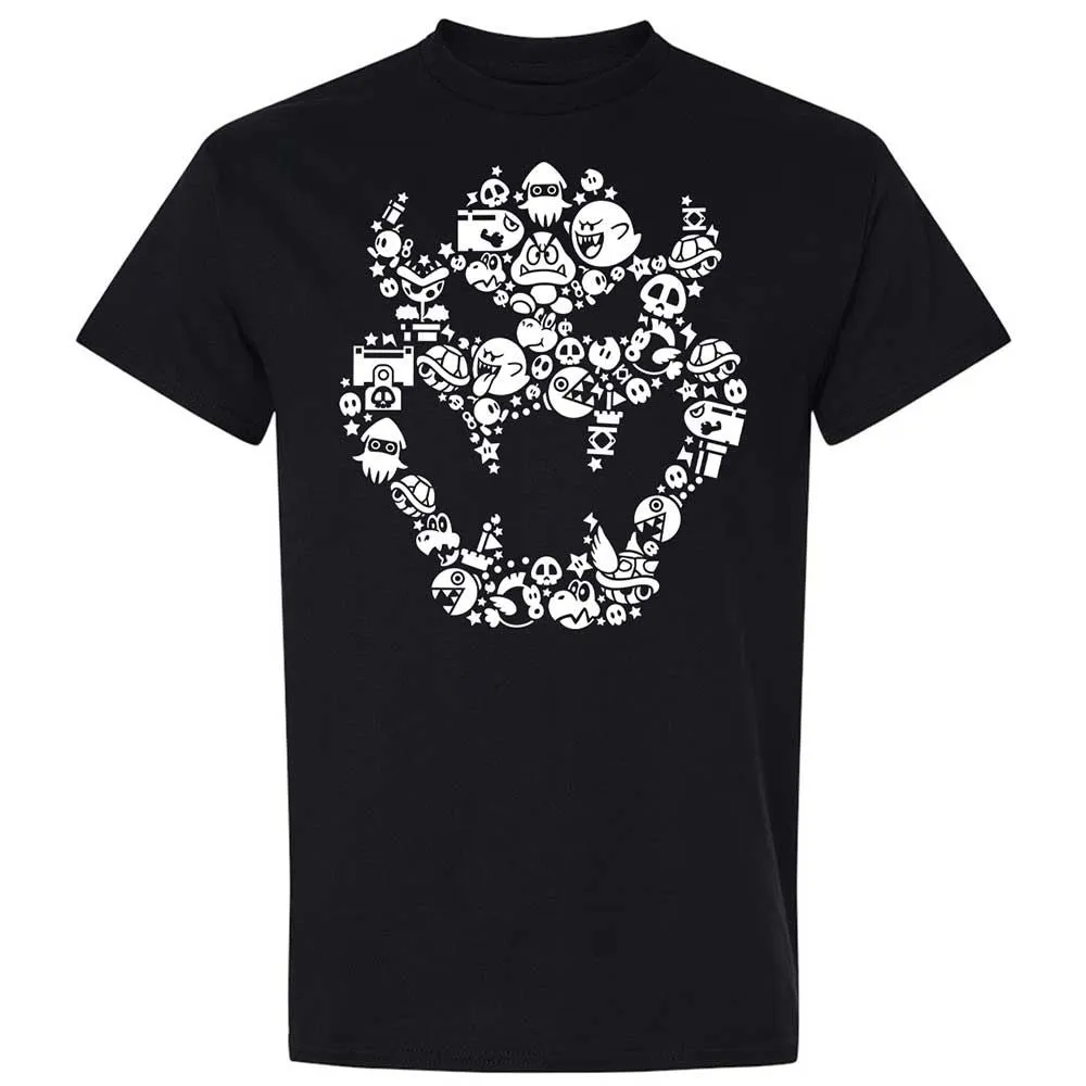 Bowser's skull face - Black - 1