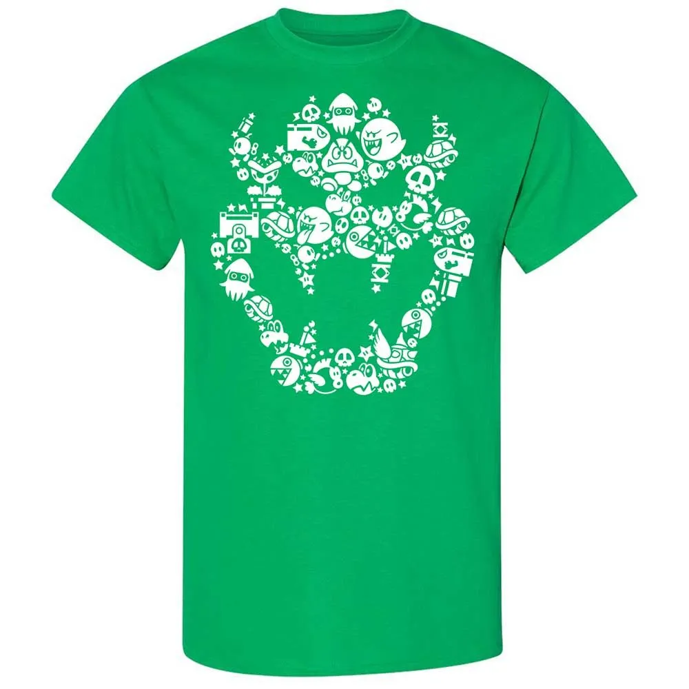 Bowser's skull face - Irish Green - 13