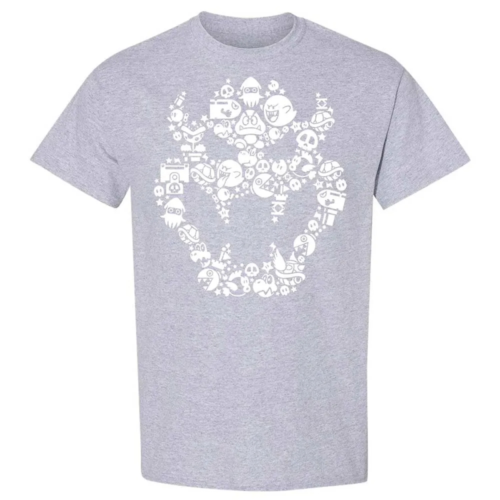 Bowser's skull face - Sport Grey - 21
