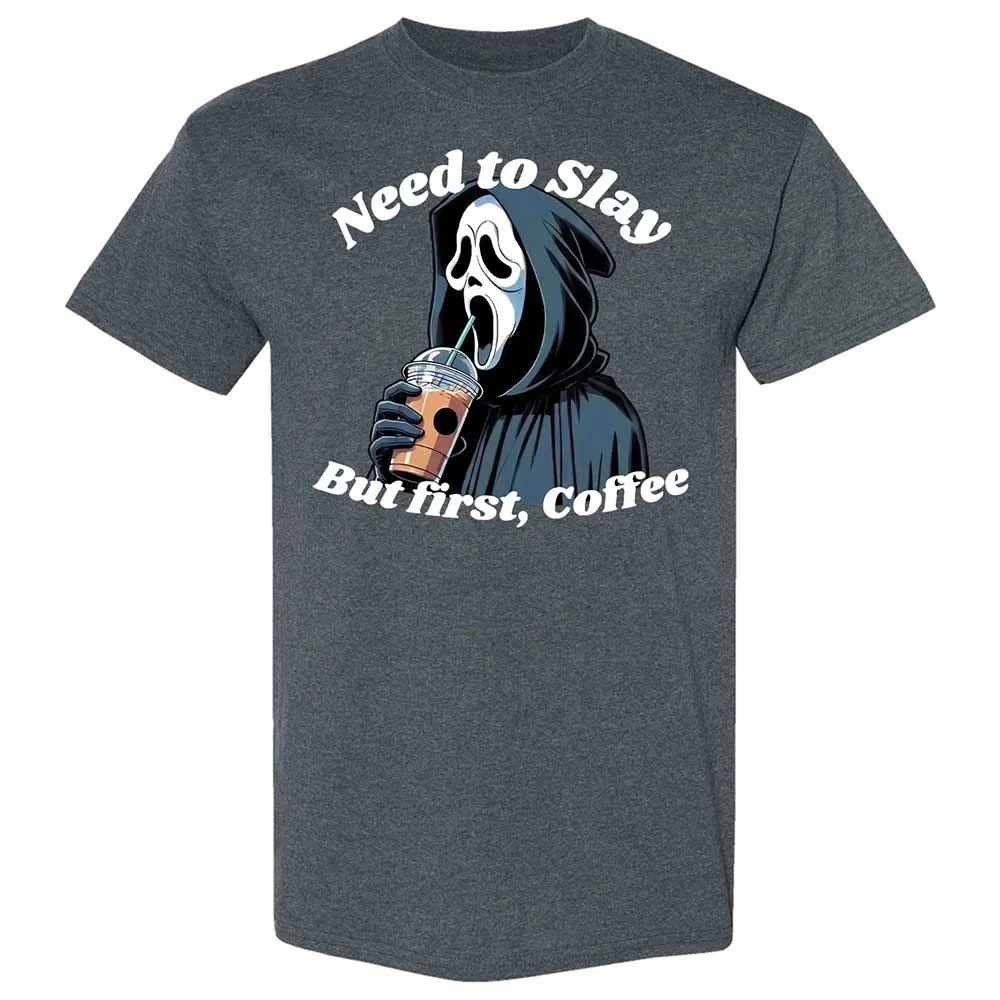 But first, Coffee - Dark Heather - 6